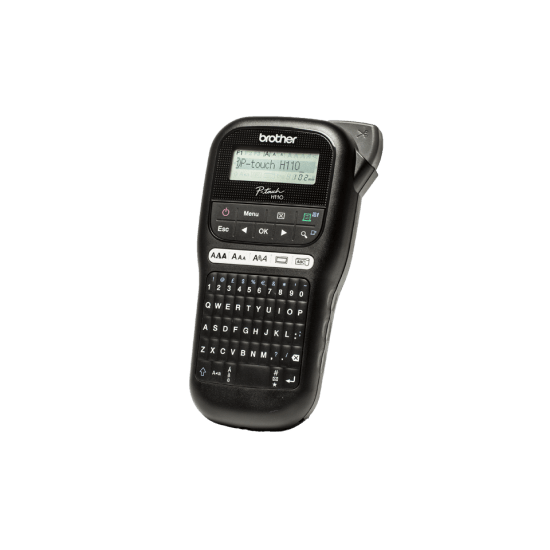 Brother PTH110 Handheld Label Printer Black-Each