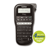 Brother PTH110 Handheld Label Printer Black-Each