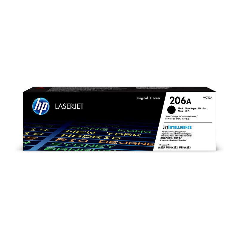 HP 206A Black LaserJet Toner Cartridge W2110A (Each)