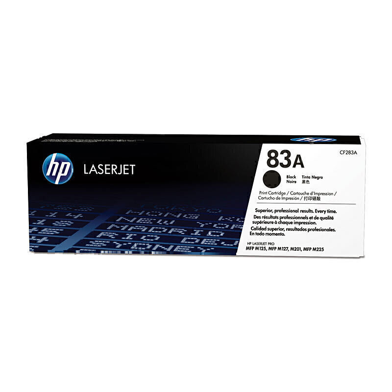 HP 83A Black LaserJet Toner Cartridge CF283A (Each)