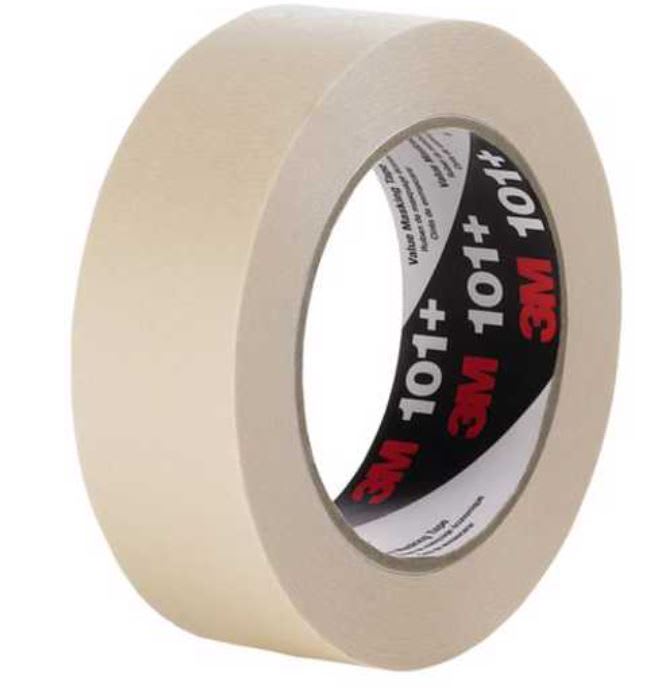 3M 101+ Value Masking Tape 24mm x 55m 1 (Roll)