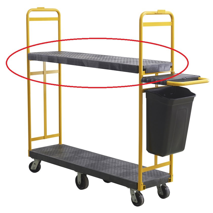 Large Shelf for Material Supply Cart