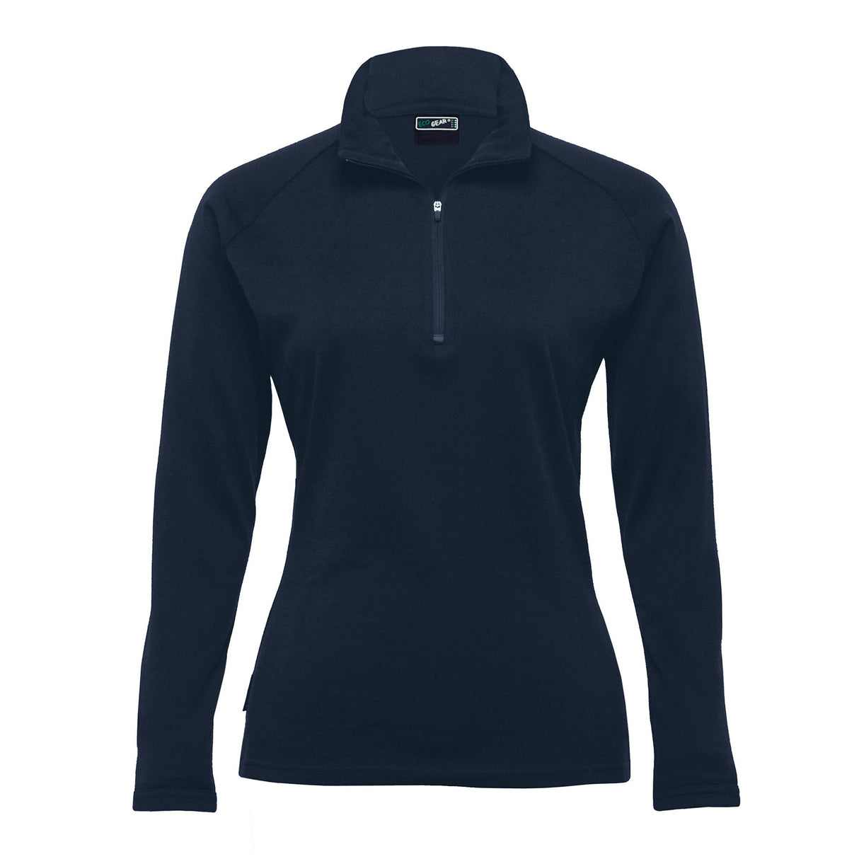BMV, Women's Merino Zip Pullover, WEGMZ - Navy (Size: 08)