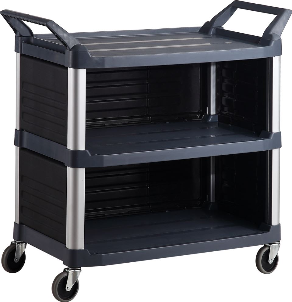 Trust 3 Tier Service Cart with 3 Sides -90kg