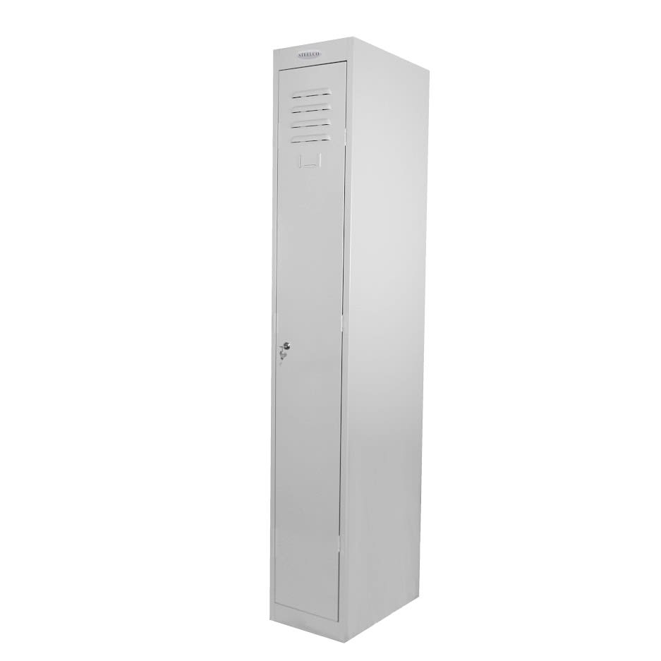 1 Door Locker Padlatch Silver Grey 305mm Wide - Steelco