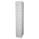 6 Door locker Padlatch Silver Grey 305mm Wide - Steelco
