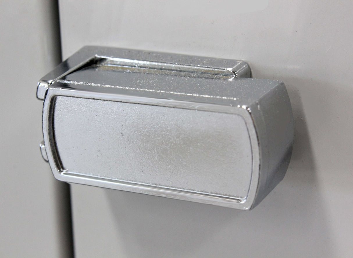 Steelco 2 Door locker Padlatch Silver Grey 380mm Wide (Each)