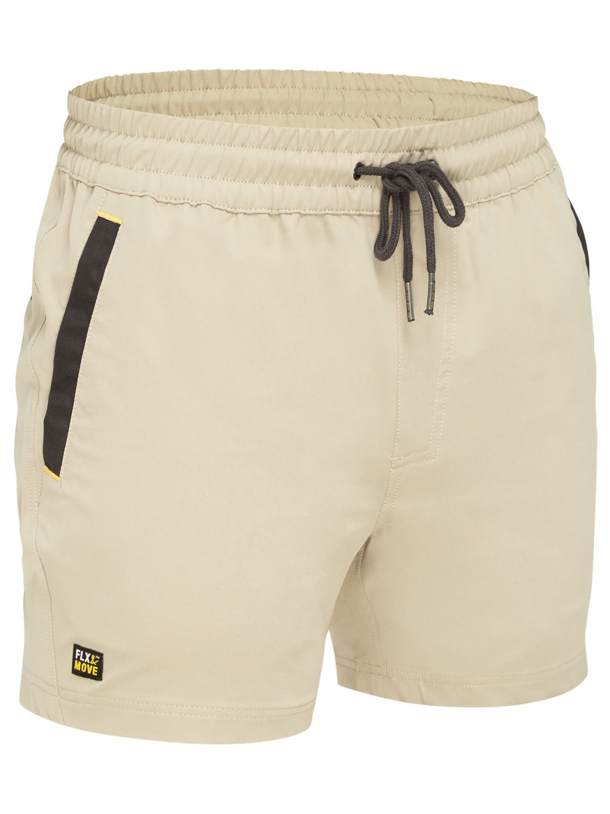 Bisley, FLX & MOVE Stretch Elastic Waist Short - Stone (Size: 97)