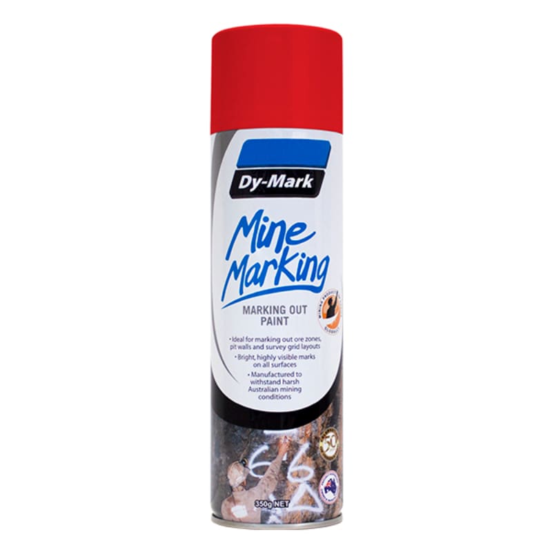 Dy-Mark Mine Marking Red Paint 350g Pack of 12