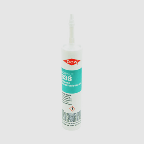 Dow Corning 838 White Electrical Sealant, 305ml, high-performance silicone for sealing, moisture resistance, and insulation.