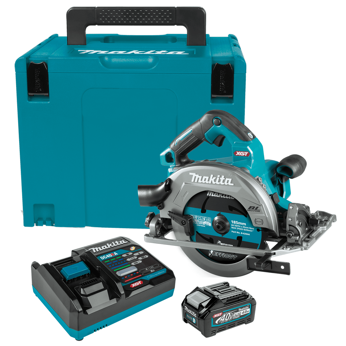 Makita 40Vmax XGT Brushless Circular Saw Kit 185mm