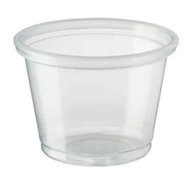 Plastic Portion Cup Clear 171ML 100 (Pack)