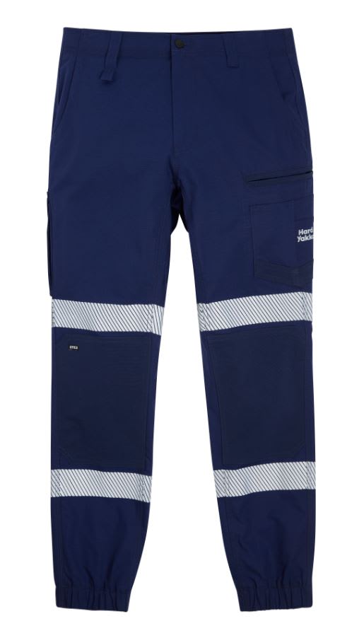 Hard Yakka, Raptor Taped Cuffed Pant, Y02586 - Navy - 82