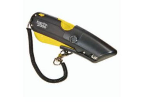 Easy Cutter Safety Knife EC2000 features a radius-blunt tip blade, ergonomic handle, and snap-on lanyard for safe, efficient cutting.