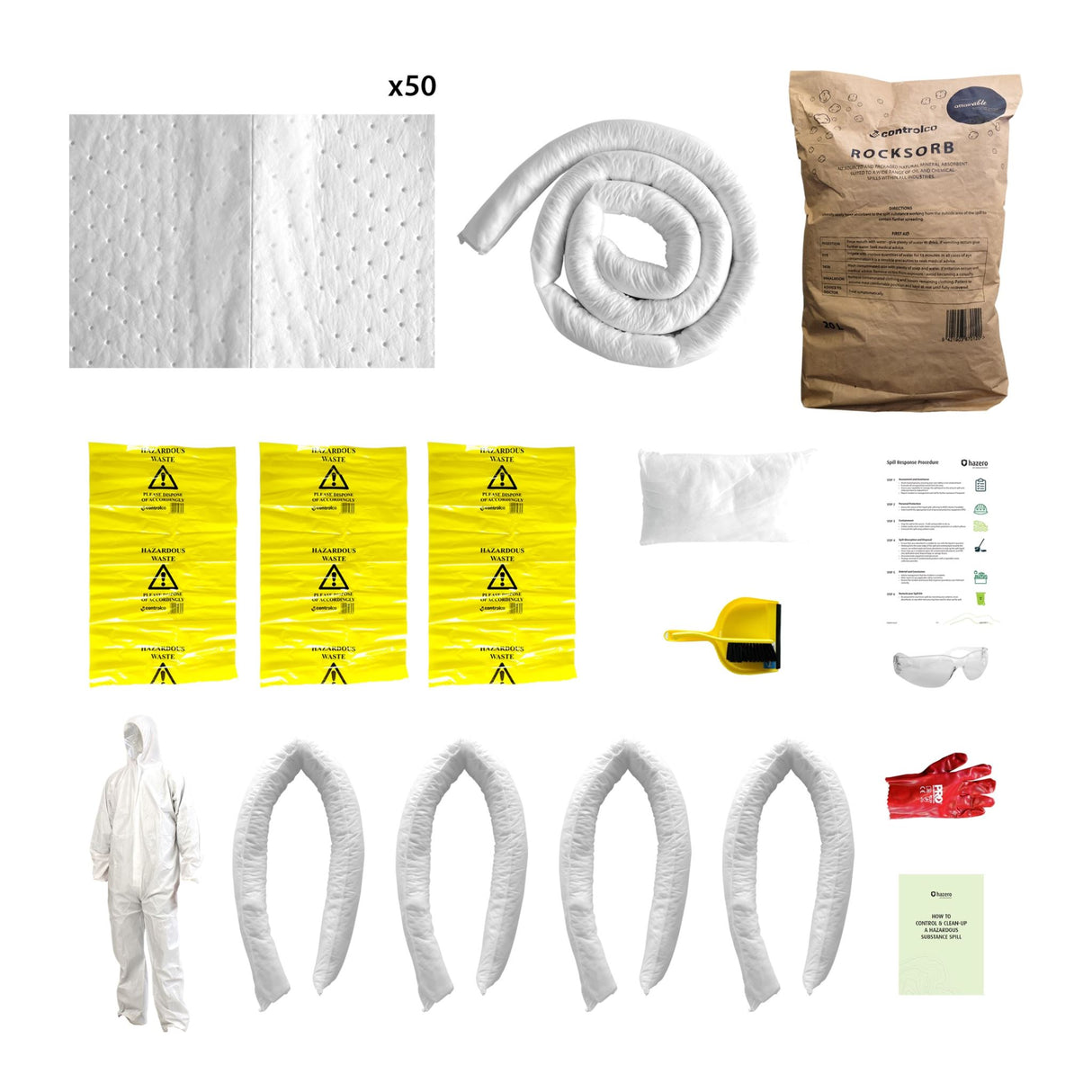 REFILL , Hazero Spill Kit , Oil Only , 100L
