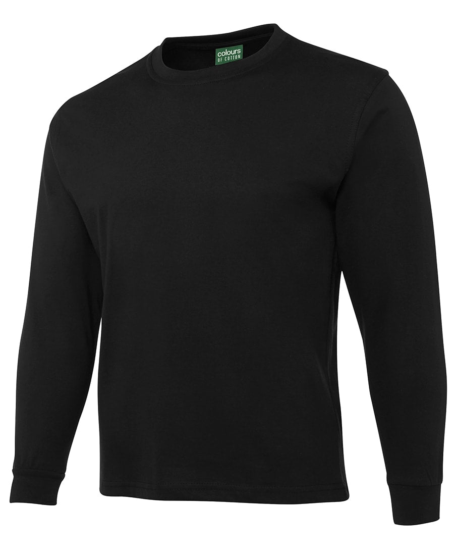 JB's Wear, Cotton Long Sleeve T-Shirt, 1LS - Black (Size: 4XL)