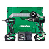 HiKOKI 36V Brushless Cordless Impact Drill/Driver Kit featuring powerful tools with advanced safety and durability for all drilling needs.