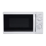 Nero 20L Microwave in white, 700W with turn dial controls and pull handle door for efficient cooking.