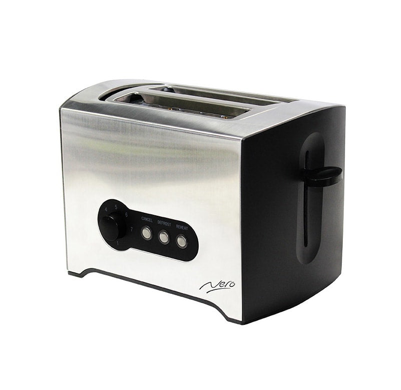Nero 2 Slice Toaster Stainless Steel