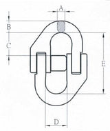 Bullivants Grade 100 Connecting Link - 10mm - 4.0t