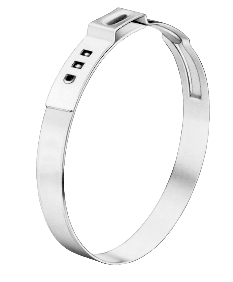 Oetiker Stepless 1 Ear Crimp Hose Clamp 14.5 - 17.0mm Stainless Steel 304 (Each)