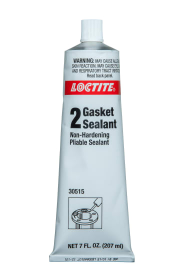 LOCTITE MR GS2 Gasket Sealant #2-207ml, a black, viscous sealant for flexible, reliable leakage prevention in various assemblies.