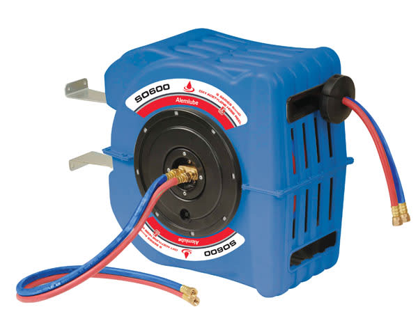 Alemlube S Series Oxy/Acetylene Hose Reel 6mm x 15m