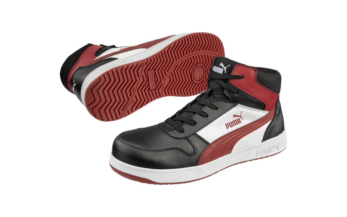 Puma Safety Frontcourt Mid 630057 1 (pair) - Black/Red/White - 41