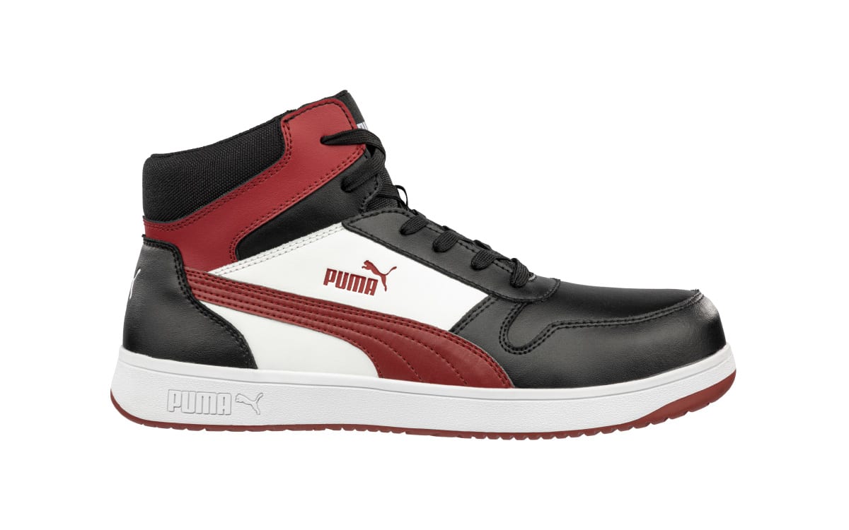 Puma Safety Frontcourt Mid 630057 1 (pair) - Black/Red/White - 41