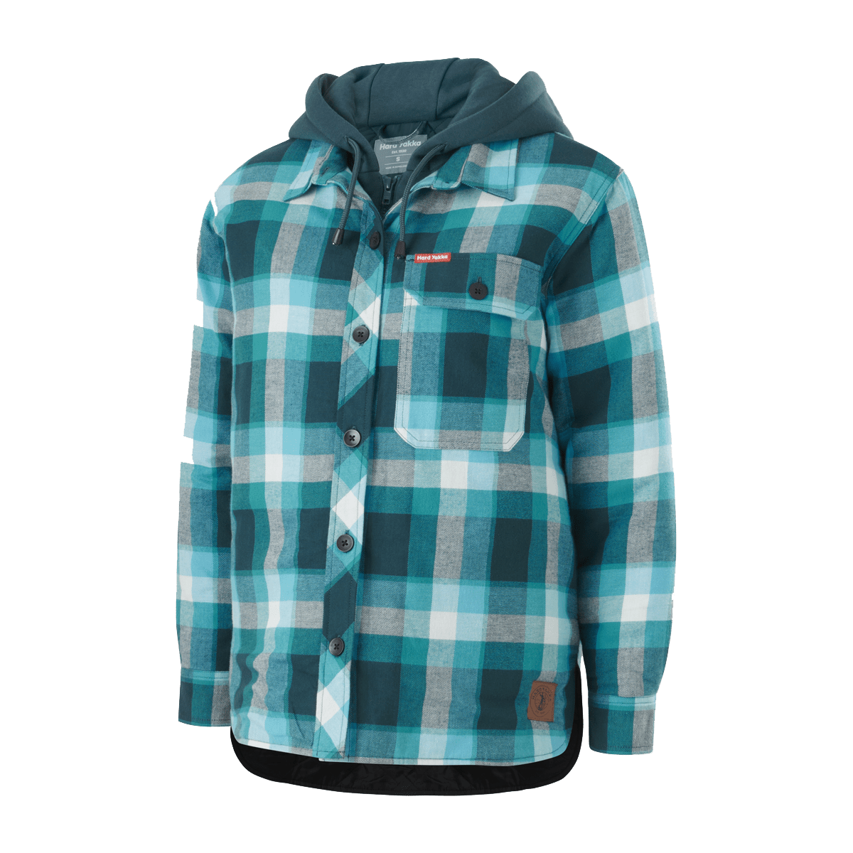 Hard Yakka, Women's Shacket, Y08748 - AQUA (Size: M)
