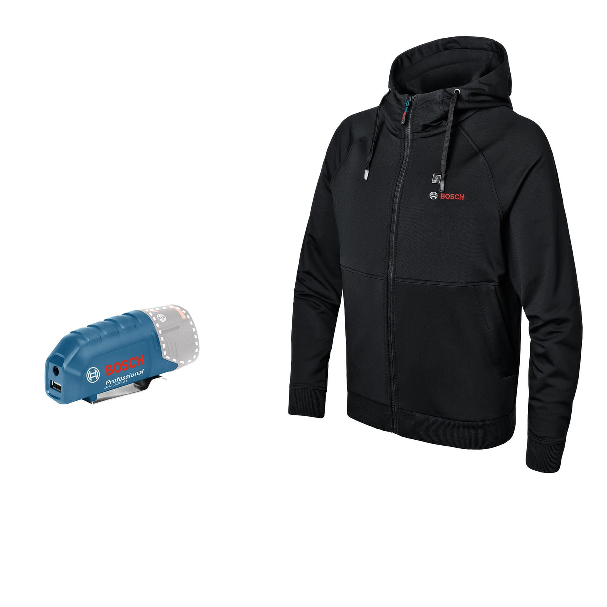 Bosch 12+18V GHH Professional Heated Hoodie Medium