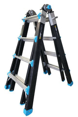 Easy Access Fibreglass Telescopic Ladder 4 - 7 Step