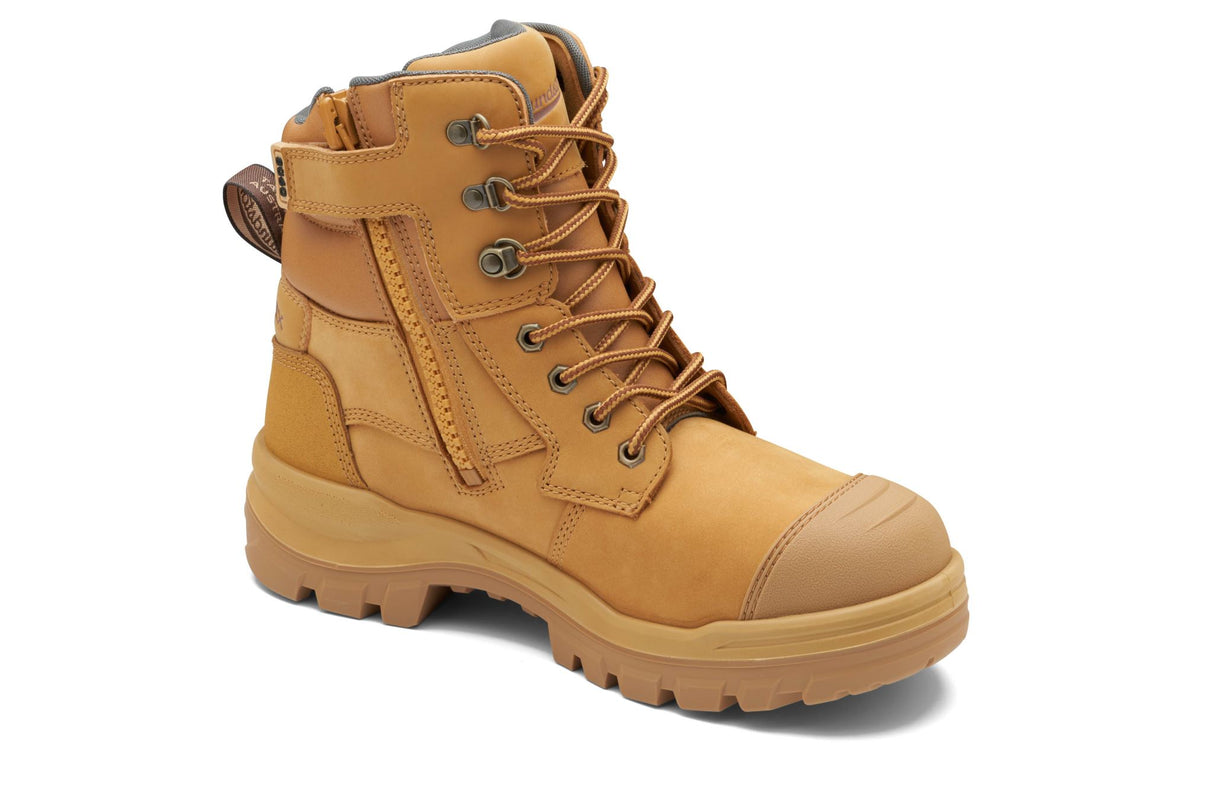 Blundstone 8060 Rotoflex Zip Sided Safety Boots - Wheat - 11