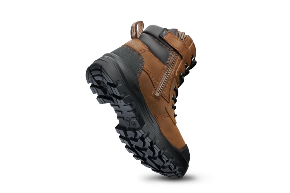 Blundstone 8066 Rotoflex Zip Sided Safety Boots - Saddle - 08
