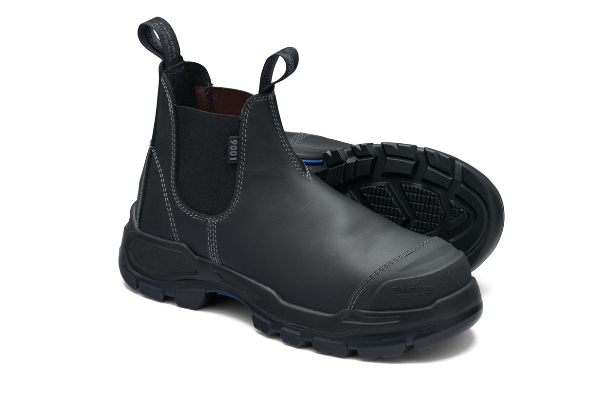 Blundstone 9001 Rotoflex Elastic Sided Safety Boot - Black (Size: 07)