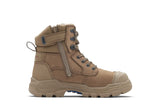 Blundstone 9063 Rotoflex Zip Sided Safety Boots - Stone (Size: 05)