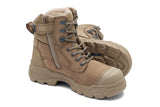 Blundstone 9063 Rotoflex Zip Sided Safety Boots - Stone (Size: 05)