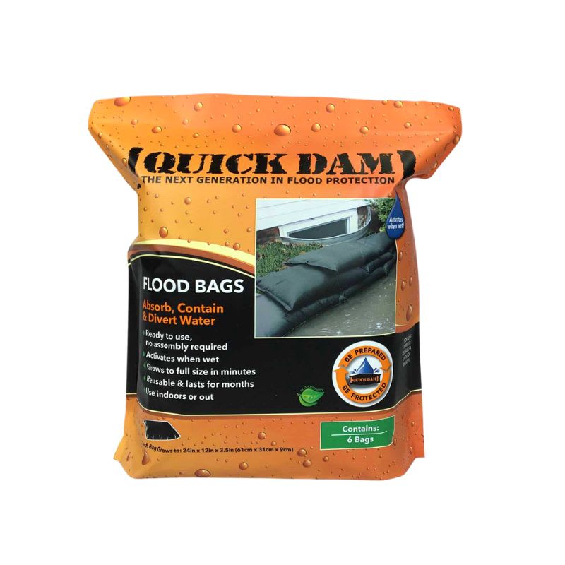Quick Dam Flood Bags- 6PK