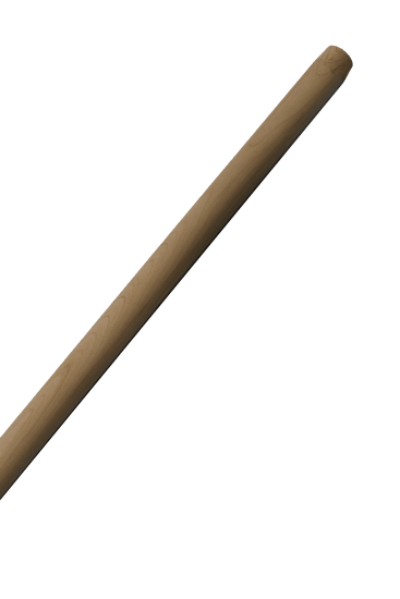 Durable NZ Brush wooden broom handle, 1350mm long, fits various broom heads for effective cleaning tasks.