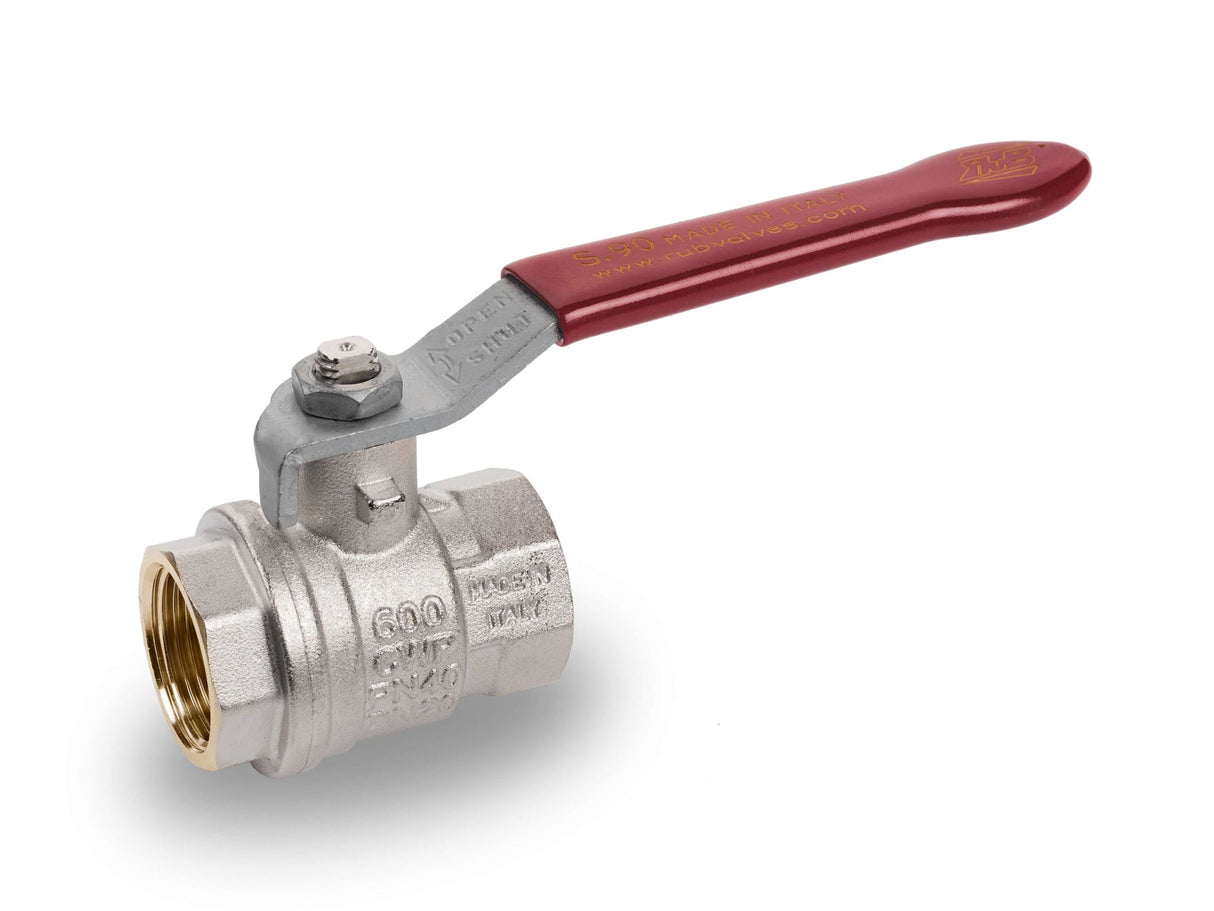 RuB s.90 Brass Ball Valve with Lever Handle 50mm BSPP