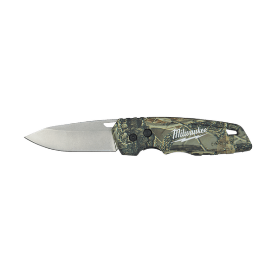 Milwaukee FASTBACK Camo Folding Knife-1-Each