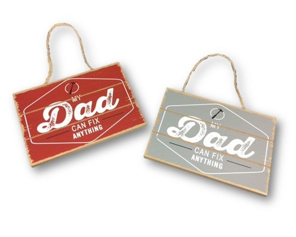 Wall Art / Wall Hanging - Dad (Red)