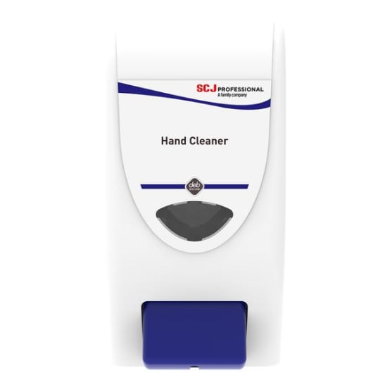 Deb Stoko 4L hand cleaner dispenser for industrial hygiene, ideal for high-traffic settings and compatible with Estesol products.