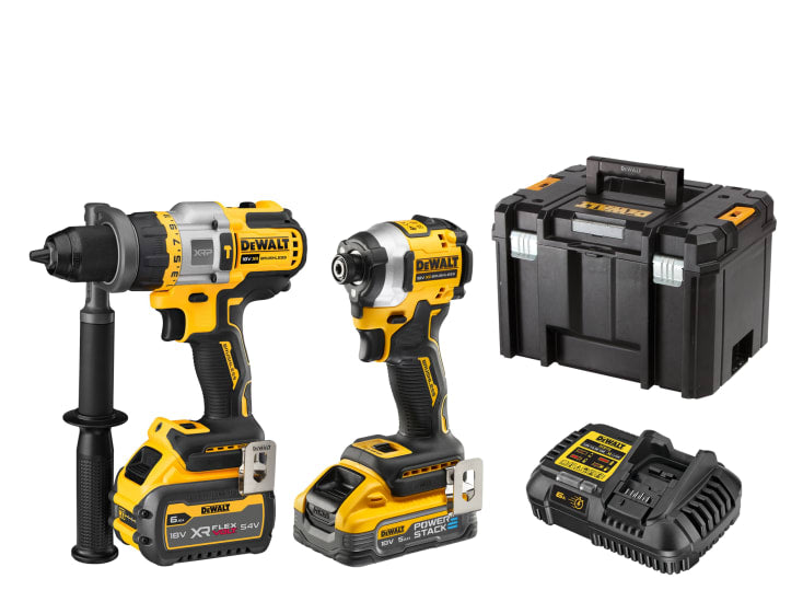 DeWALT 18V XR Premium 6.0/5.0Ah DCK2050H2T-XE-2 Piece-Combo Kit