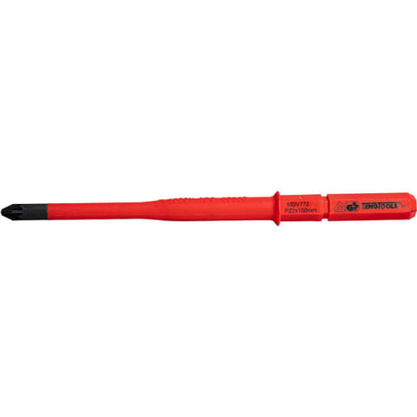 Teng 1000V Screwdriver with PZ2 tip, 131mm long, designed for high-voltage electrical work up to 1,000 volts.