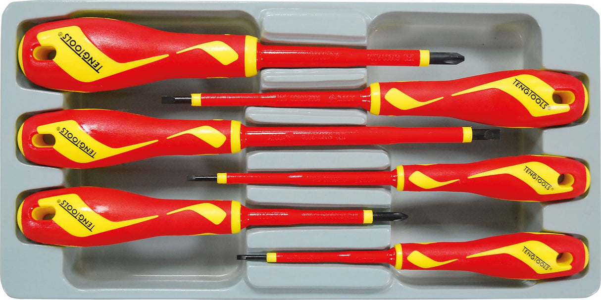 Teng MD 1000V VDE FL-PH Screwdriver Set 6 Piece (Set)