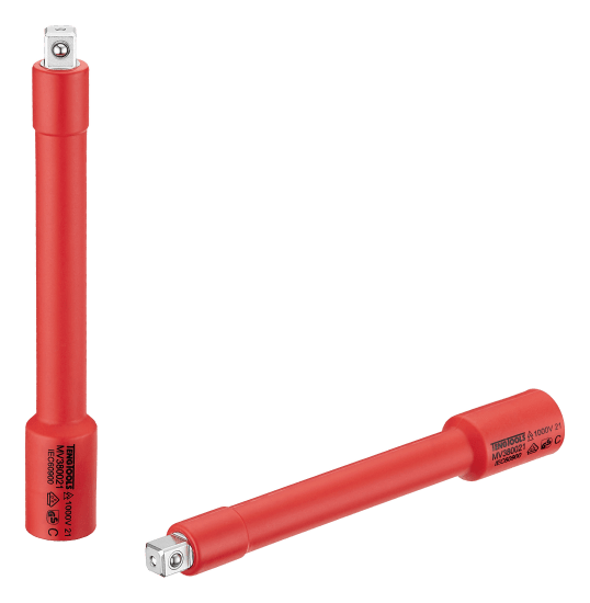 Teng 1000V VDE insulated extension bar, 6-inch, designed for live working up to 1000 volts with robust protective insulation.