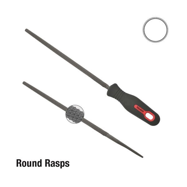 Toledo Round Rasp Second Cut 250mm