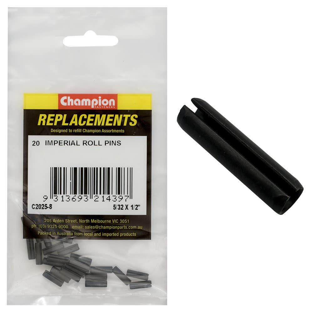 Champion Imperial Roll Pin 5/32" x 1/2" Pack of 20