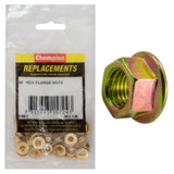 Champion Hex Flange Nut M6 x 1.00 Pack of 40